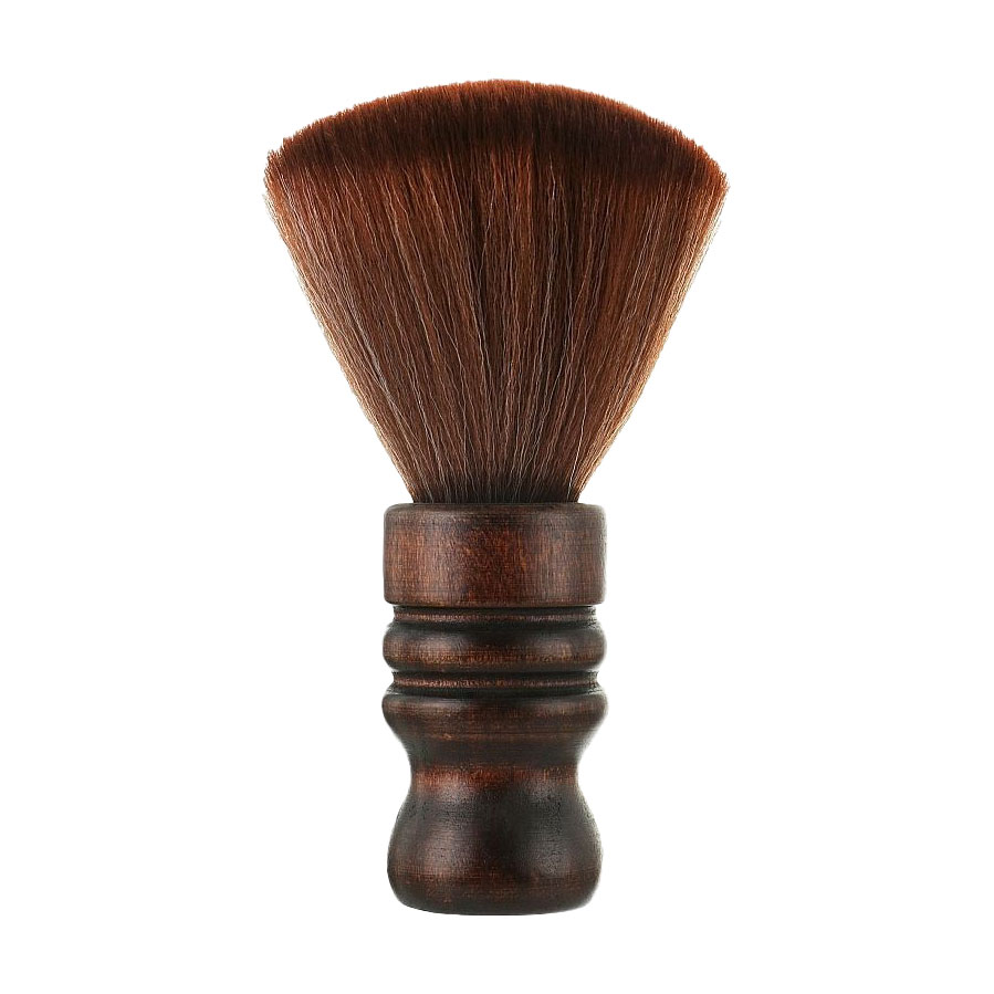 Перукарська щітка для змітання волосся Cosmo Shop Barber Brush дерев'яна ручка, 15.5*5 см, 1 шт (CS602)
